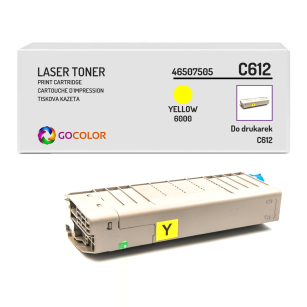 Toner do OKI C612 46507505 Yellow Zamiennik