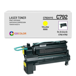 Toner do LEXMARK C792 X792 C792A1YG Yellow Zamiennik