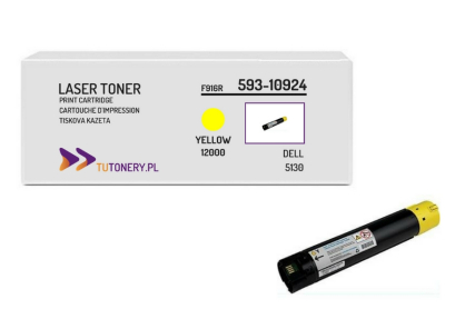 Toner do DELL 5130 P614K Yellow Zamiennik