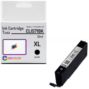 Tusz do CANON CLI571BK XL 0331C001 Black 100 % nowy zamiennik