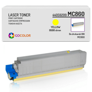 Toner do OKI MC860 dn, cdtn, cdxn, CX2633 44059209 Yellow zamiennik