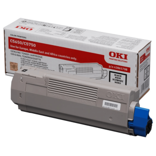 OKI oryginalny toner C5650 C5750 n, dn, 43865708 black