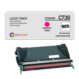 Toner do LEXMARK C736 C736H1MG C736H2MG Magenta Zamiennik