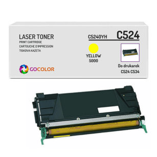 EOL Toner do LEXMARK C524 C5240YH Yellow Zamiennik