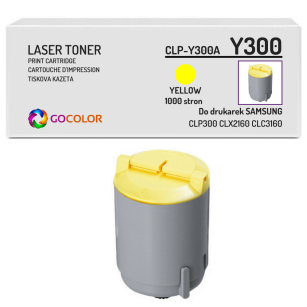 EOL Toner do SAMSUNG CLP300 CLPY300A Yellow Zamiennik