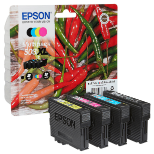 Epson oryginalny tusz 503XL T09R640 C13T09R64010 XP5200 XP5205 WF2960DWF WF2965DWF CMYK 3x6.4/9.2ml 4-pak