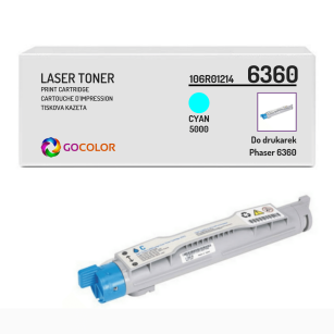 EOL Toner do XEROX 6360 106R01214 Cyan Zamiennik