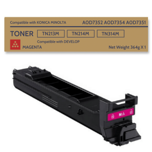 Toner do Konica Minolta TN213M TN214M TN314M Magenta Bizhub C200 Develop Ineo 203+