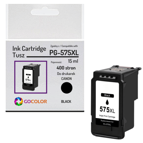 Tusz do CANON PG-575XL 5437C001 Pixma TR4751i TS3551i TR4750i black zamiennik 400 stron