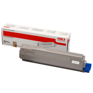 OKI oryginalny toner C801 C821 n, dn, 44643002 magenta