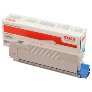 OKI oryginalny toner C612n C612dn 46507507 cyan