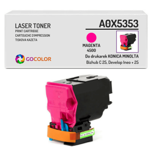 Toner do MINOLTA Bizhub C25 Develop Ineo +25 TNP27M A0X5353 Magenta Zamiennik