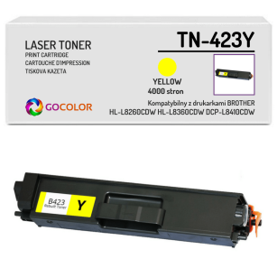 Toner do BROTHER TN423Y Yellow Zamiennik