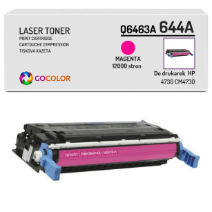 EOL Toner do HP Q6463A 644A 4730 CM4730 Magenta Zamiennik