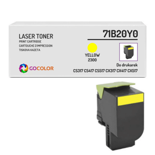 Toner do LEXMARK CS317 CX317 71B20Y0 071B20Y0 0071B20Y0 Yellow Zamiennik