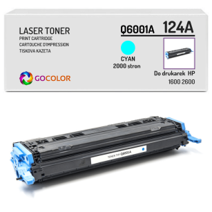 Toner do HP Q6001A 124A 1600 2600 Cyan Zamiennik