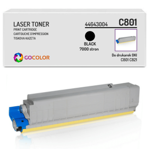 Toner do OKI C801 C821 n, dn, 44643004 Black zamiennik