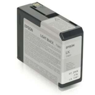 Epson oryginalny tusz T5807 C13T580700 light black