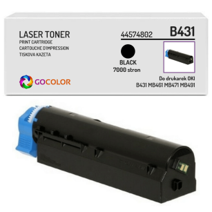 Toner do OKI B431 MB461 MB471 MB491 d, dn, w, 44574802 zamiennik