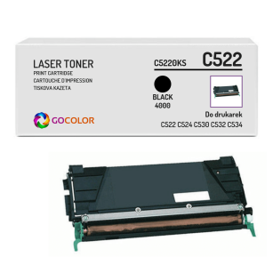 EOL Toner do LEXMARK C522 00C5220KS Black Zamiennik