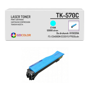 Toner do KYOCERA TK570C ECOSYS P7035 cdn FSC5400 DN Cyan zamiennik