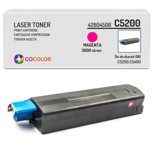 Toner do OKI C5200 C5400 n, 42804506 Magenta zamiennik