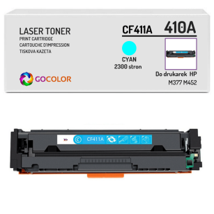 Toner do HP CF411A 410A M377 M452 Cyan Zamiennik