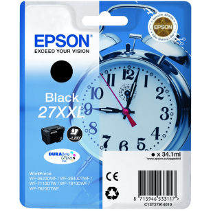 Epson oryginalny tusz 27XXL T2791 C13T27914012 black