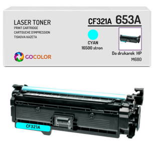 EOL Toner do HP CF321A 653A M680 Cyan Zamiennik