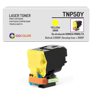 Toner do MINOLTA Bizhub C3100P Develop Ineo +3100P TNP50Y A0X5254 Yellow Zamiennik