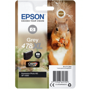 Epson oryginalny tusz 478XL T04F6 C13T04F64010 grey