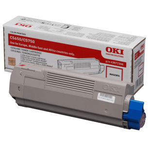 OKI oryginalny toner C5650 C5750 n, dn, 43872306 magenta