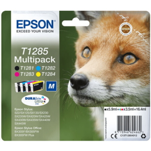 Epson oryginalny tusz T1285 C13T12854012 cyan / magenta / yellow / black