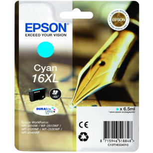 Epson oryginalny tusz 16XL T1632 C13T16324012 cyan