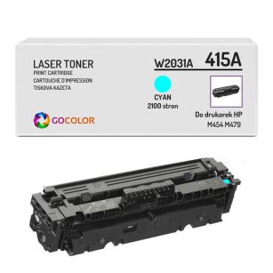 Toner do HP W2031A 415A LaserJet Pro M454dn M454dw MFP M479dn Cyan zamiennik