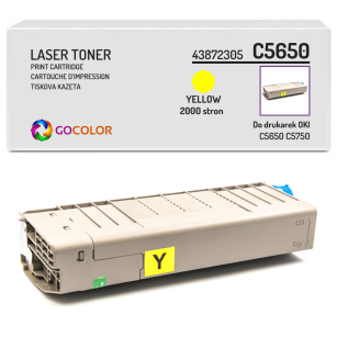 Toner do OKI C5650 C5750 n, dn, 43872305 Yellow zamiennik