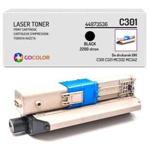 Toner do OKI C301 C321 MC332 MC342 dn, dnw, 44973536 Black zamiennik