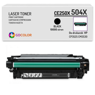 Toner do HP CE250X 504X CP3525 CM3530 Black Zamiennik