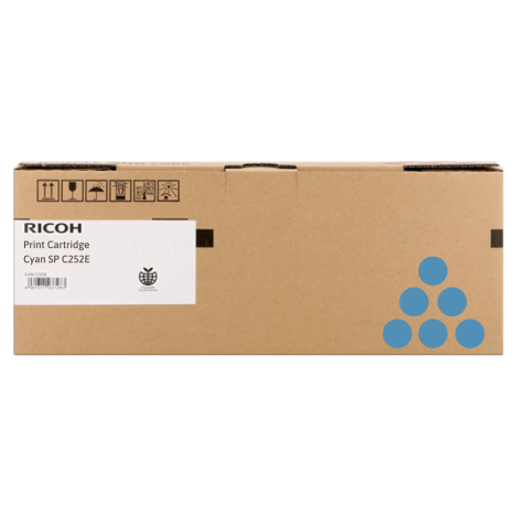 Ricoh oryginalny toner SP C252E 407532 cyan