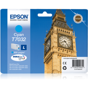 EOL Epson oryginalny tusz T7032 L C13T70324010 cyan