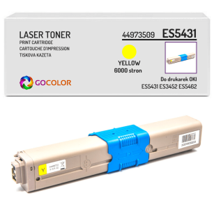 Toner do OKI ES5431 ES3452 ES5462 44973509 Yellow zamiennik