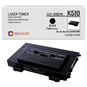 EOL Toner do SAMSUNG CLP510 CLP515 CLP510D7K Black Zamiennik