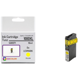 EOL Tusz do LEXMARK 100XL 14N1071 Yellow Zamiennik