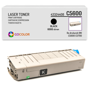 Toner do OKI C5600 C5700 n, dn, 43324408 Black zamiennik