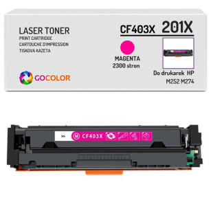 Toner do HP CF403X 201X M252 M274 Magenta Zamiennik