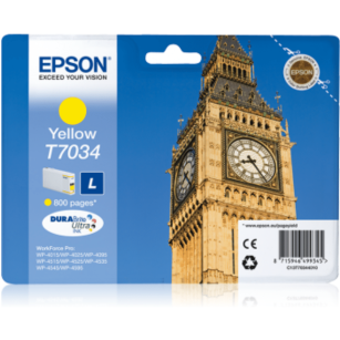 EOL Epson oryginalny tusz T7034 L C13T70344010 yellow