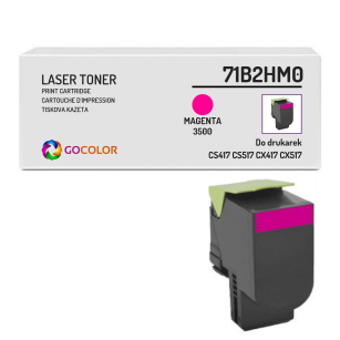 Toner do LEXMARK CS417 CX417 71B2HM0 071B2HM0 0071B2HM0 Magenta Zamiennik