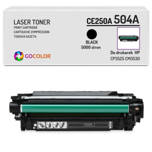 Toner do HP CE250A 504A CP3525 CM3530 Black Zamiennik