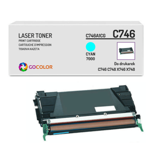 Toner do LEXMARK C746 X746 XS748 C746A1CG C746A2CG X746A1CG X746A2CG 24B5804 24B5701 024B5701 0024B5701 Cyan Zamiennik