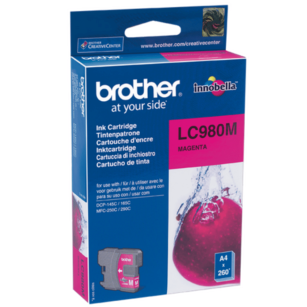 Brother oryginalny Tusz LC980M magenta